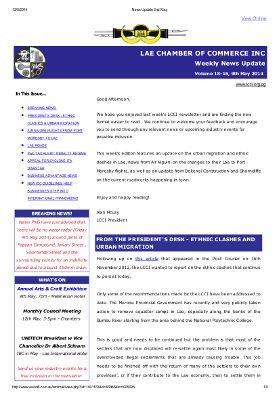 LCCI Newsletter Archive